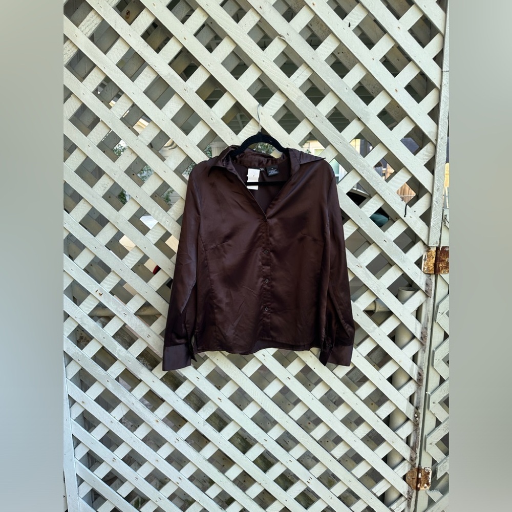 ❤️East 5th satin long sleeve button down